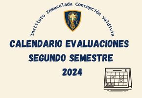 CALENDARIO EVALUACIONES